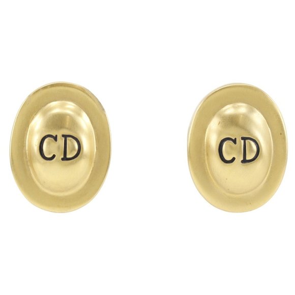 Christian Dior Earrings Gold Plated Approx. 19.4g Women's I111624166 - Picture 1 of 6